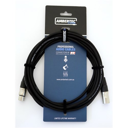 Microphone cable 0.5m REAN XLR M-F